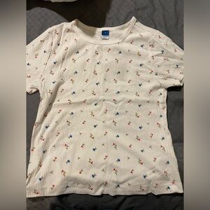 Old Navy floral shirt